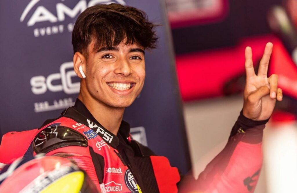 Borja Gómez, Moto2 rider, visited our circuit. Circuito Yepes Motor