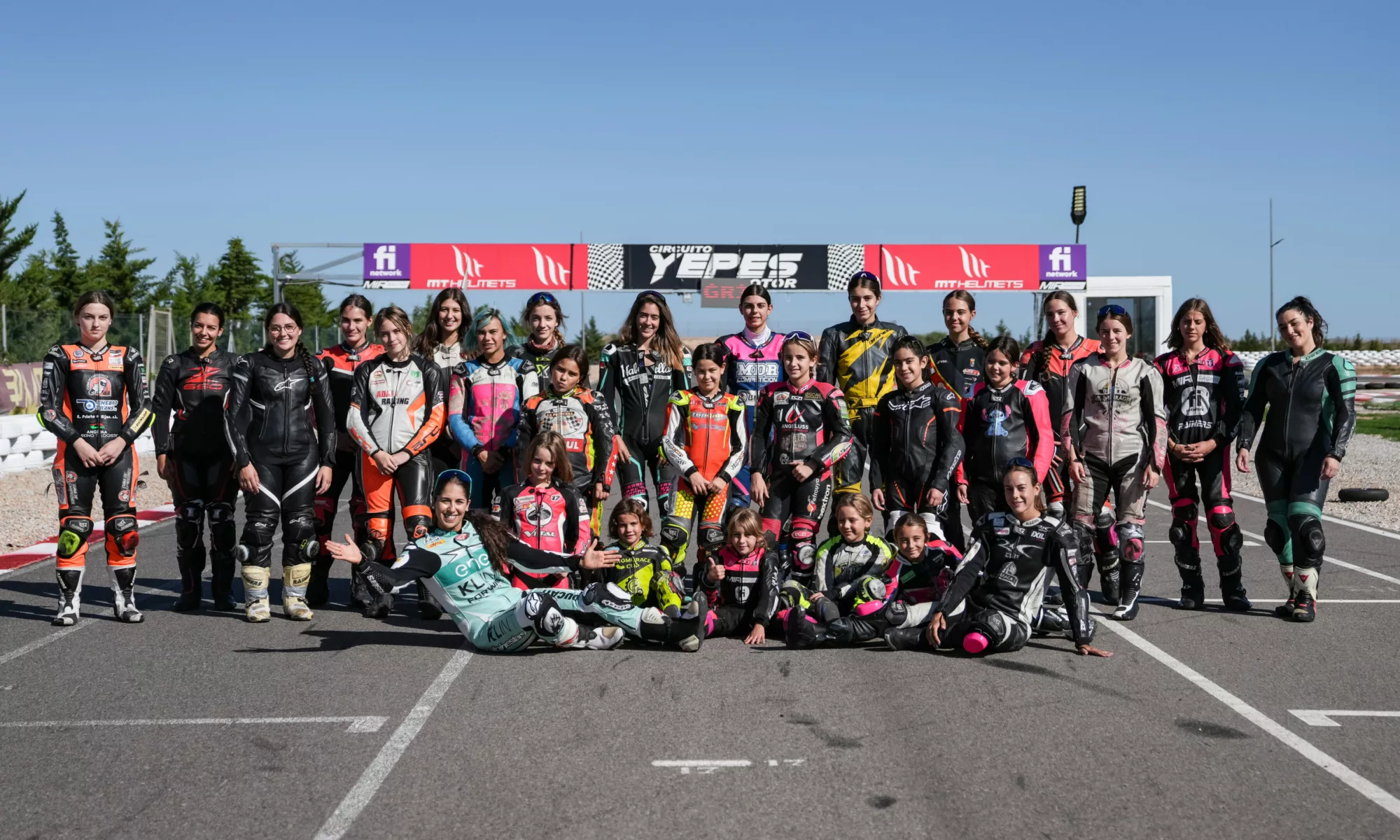Participantes del Campus Femenino de Velocidad en Circuito Yepes Motor