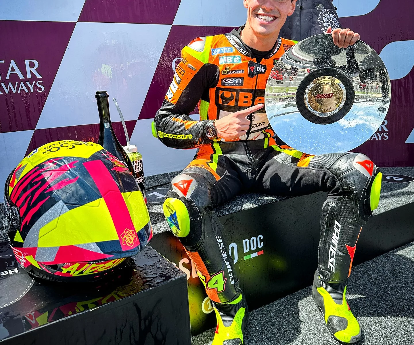 Fermín Aldeguer en una fotografía de archivo del Gran Premio de Australia de Moto2
